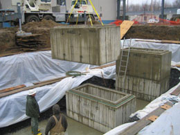 Installed septic tank vacuum tests