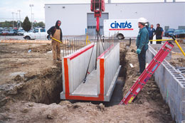 Commercial trench drain